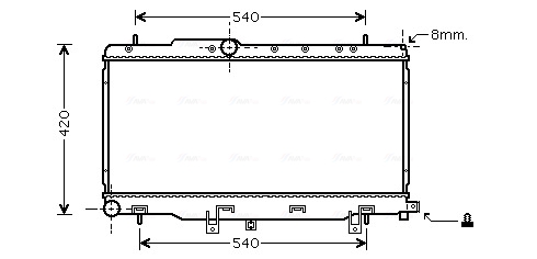 Radiateur Ava Cooling SU2057