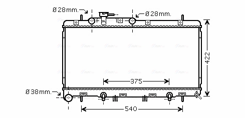 Radiateur Ava Cooling SU2059