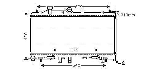 Radiateur Ava Cooling SU2076