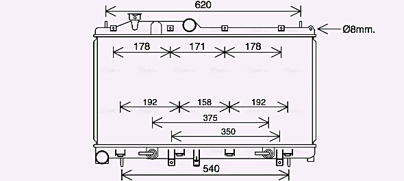 Radiateur Ava Cooling SU2114