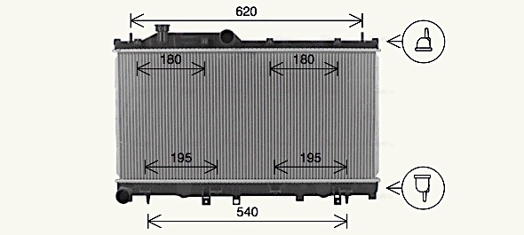 Radiateur Ava Cooling SU2116
