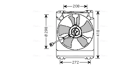 Ventilatorwiel-motorkoeling Ava Cooling SU7501