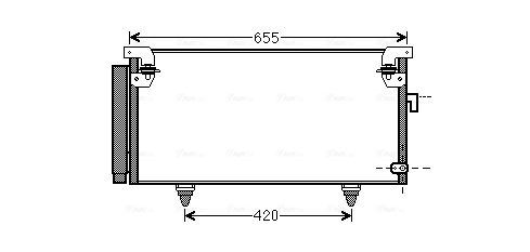 Airco condensor Ava Cooling SUA5073D