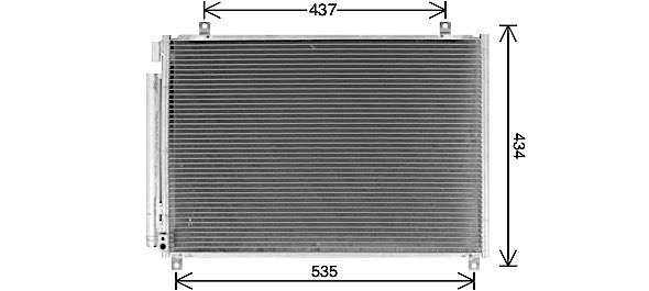 Airco condensor Ava Cooling SZ5154D