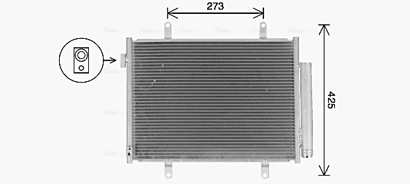 Airco condensor Ava Cooling SZ5155D