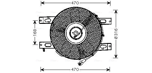 Ventilatorwiel-motorkoeling Ava Cooling SZ7508