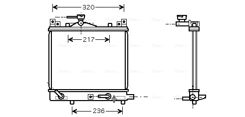 Radiateur Ava Cooling SZA2058