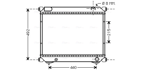 Radiateur Ava Cooling SZA2065