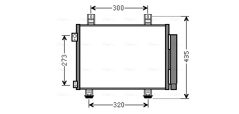 Airco condensor Ava Cooling SZA5117D