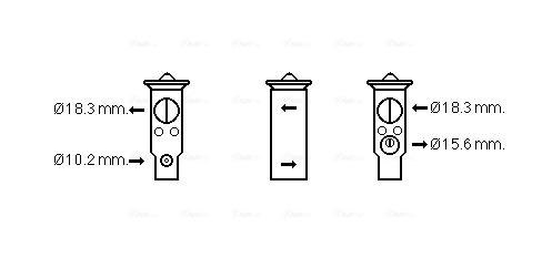 Airco expansieklep Ava Cooling TO1703