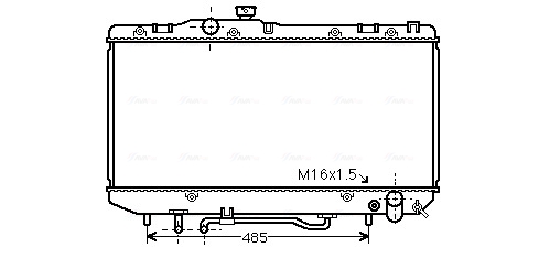 Radiateur Ava Cooling TO2143