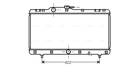Radiateur Ava Cooling TO2149