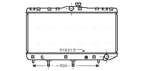 Radiateur Ava Cooling TO2180