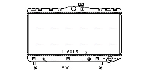 Radiateur Ava Cooling TO2181
