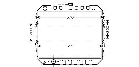 Radiateur Ava Cooling TO2183