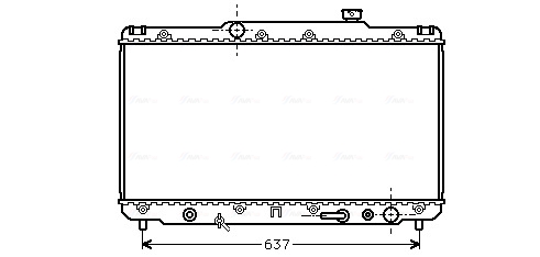 Radiateur Ava Cooling TO2186
