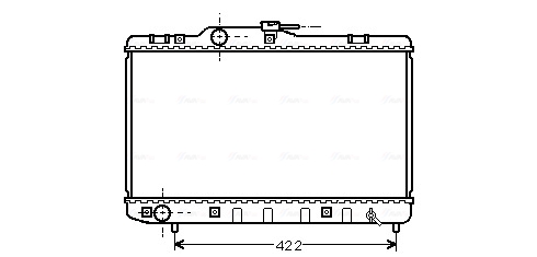 Radiateur Ava Cooling TO2227