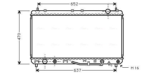 Radiateur Ava Cooling TO2232