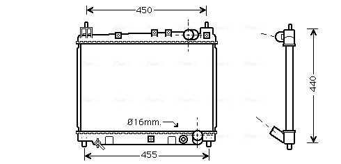 Radiateur Ava Cooling TO2258