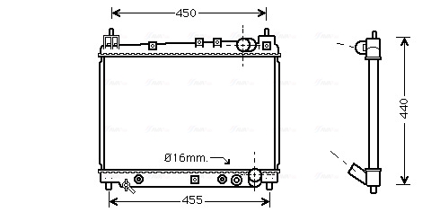 Radiateur Ava Cooling TO2259