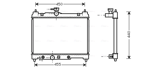 Radiateur Ava Cooling TO2287