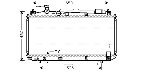 Radiateur Ava Cooling TO2305