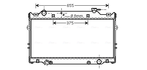 Radiateur Ava Cooling TO2309