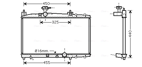 Radiateur Ava Cooling TO2317
