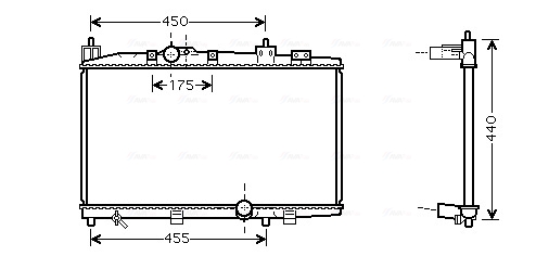 Radiateur Ava Cooling TO2318