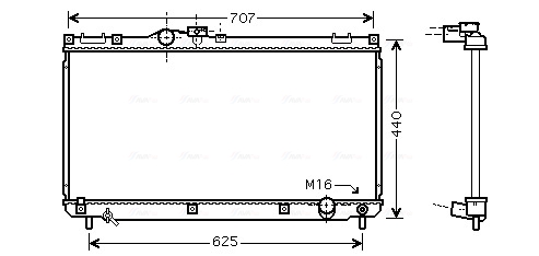 Radiateur Ava Cooling TO2321