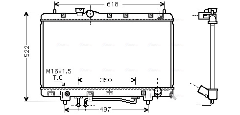 Radiateur Ava Cooling TO2330