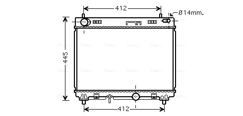 Radiateur Ava Cooling TO2358