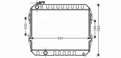 Radiateur Ava Cooling TO2374