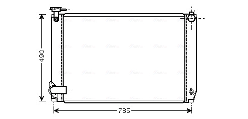 Radiateur Ava Cooling TO2463