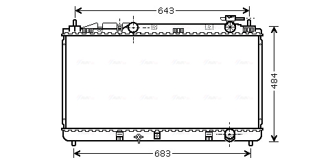 Radiateur Ava Cooling TO2598