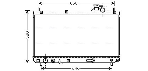 Radiateur Ava Cooling TO2614