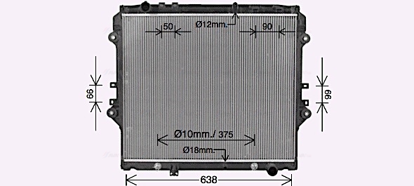 Radiateur Ava Cooling TO2757