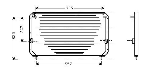 Airco condensor Ava Cooling TO5202