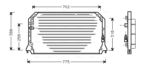 Airco condensor Ava Cooling TO5254