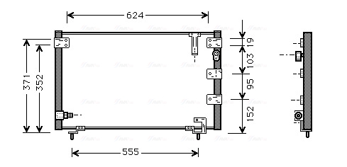 Airco condensor Ava Cooling TO5262