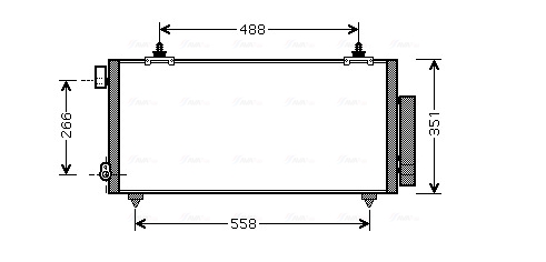 Airco condensor Ava Cooling TO5381D