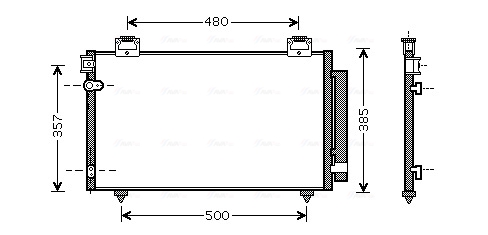 Airco condensor Ava Cooling TO5392D