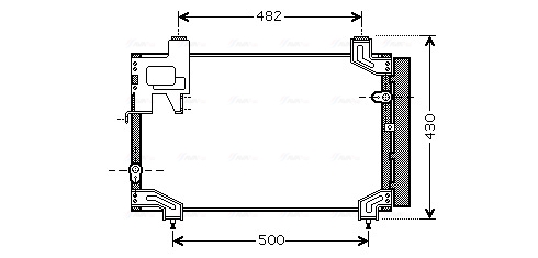 Airco condensor Ava Cooling TO5394D