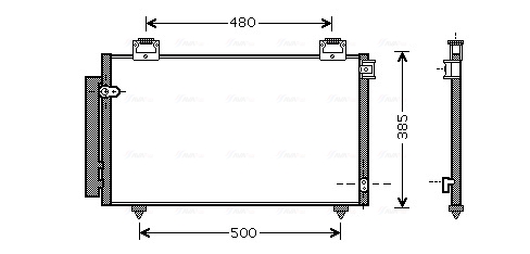 Airco condensor Ava Cooling TO5408D