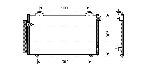 Airco condensor Ava Cooling TO5431D