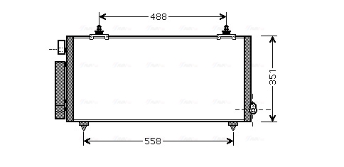 Airco condensor Ava Cooling TO5493D