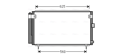 Airco condensor Ava Cooling TO5558D