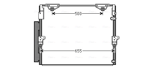 Airco condensor Ava Cooling TO5560D