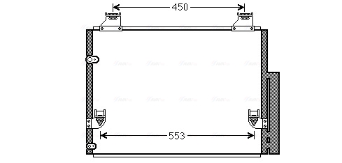 Airco condensor Ava Cooling TO5563D