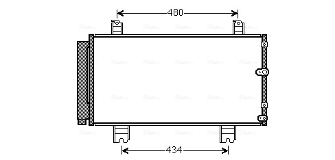 Airco condensor Ava Cooling TO5572D